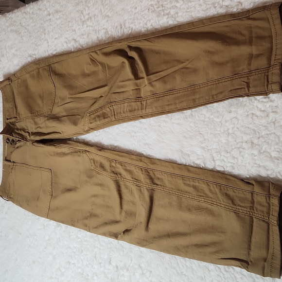 New Anthropologie Pilcro The Wanderer  Low Rise Pants Sz 25 Khaki/Sand - Picture 8 of 16
